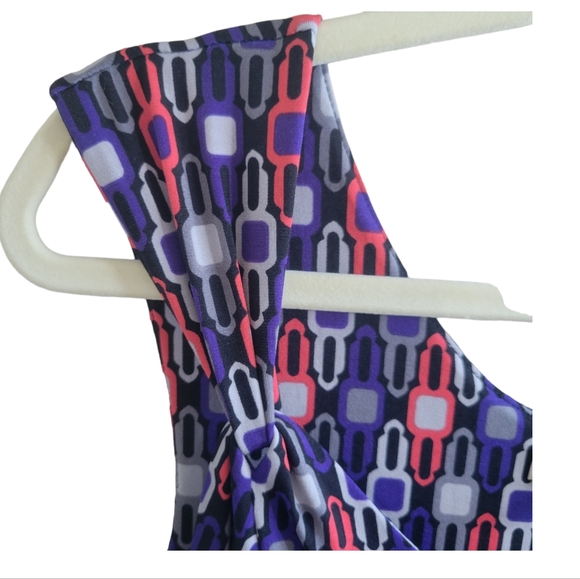 🎁GIFT ¤ FREE🎁 BANANA REPUBLIC Multicolor Slimming Flattering Sleeveless Dress - Picture 4 of 8